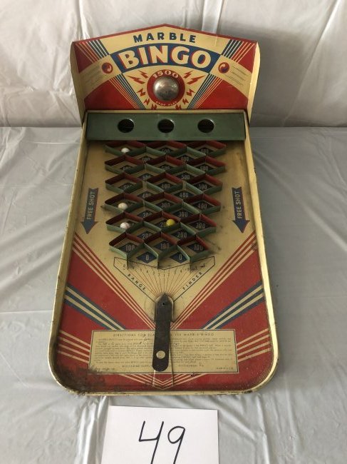 Wolverine Tin Marble Bingo Game (1 of 3)