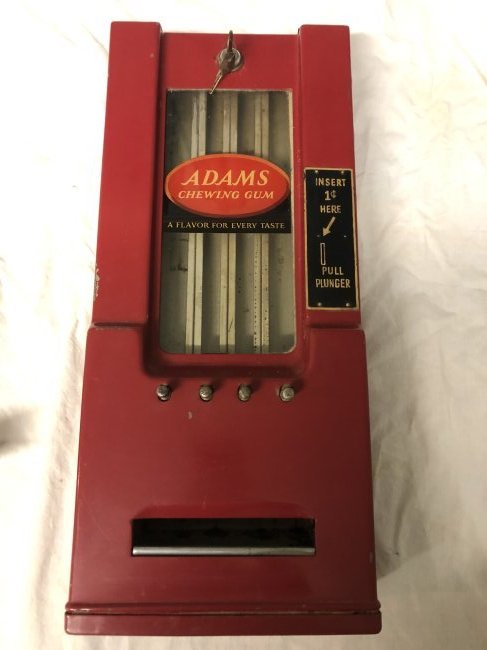 Adams 1 cent chewing gum vending machine (1 of 4)