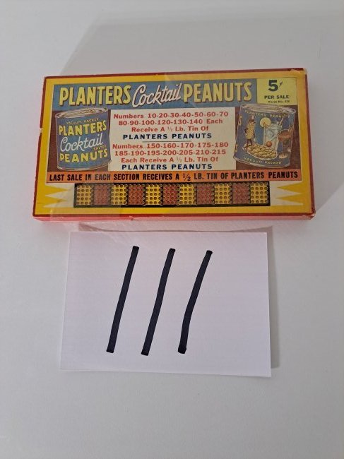 planters peanut punchboard (1 of 3)