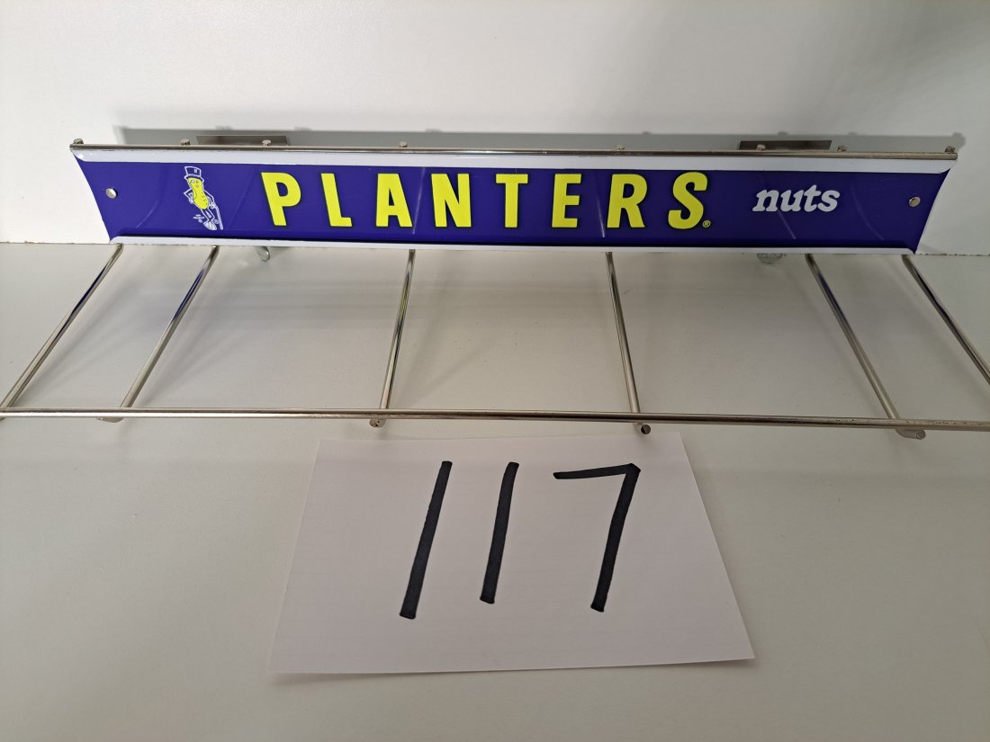 planters peanut metal display rack/shelf (1 of 2)