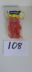 Mr. Peanut red salt & pepper set