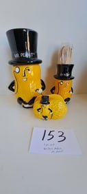 3 pc. set ceramic Mr. Peanut
