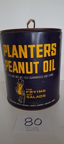 Planters Peanut Canadian peanut oil tin
