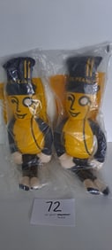 (2) Mr. Peanut rag dolls