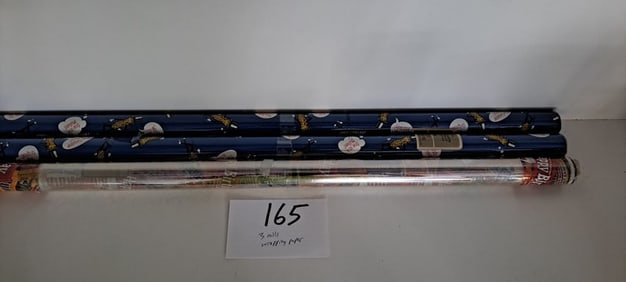 (3) rolls Mr. Peanut wrapping paper