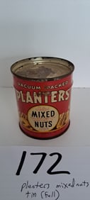 Planters Peanut 4 oz. mixed nuts tin (full)