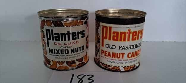2 Planters Peanut 15 oz. tins