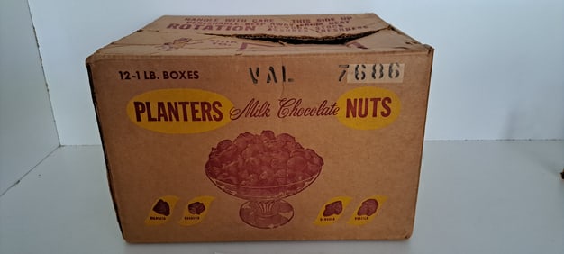 Planters Peanut cardboard shipping box