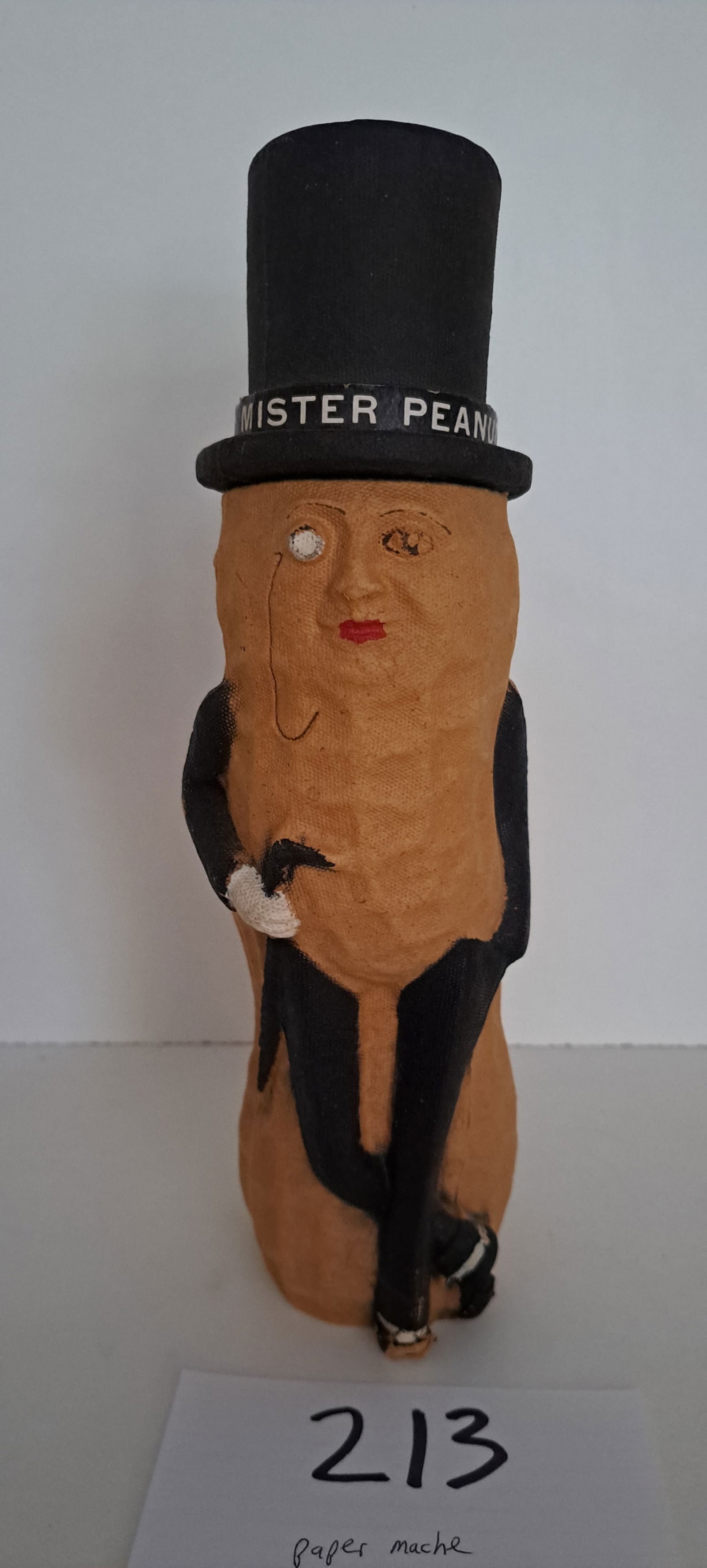 paper mache Mr. Peanut (1 of 6)