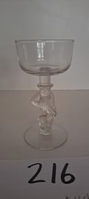 U shaped Mr. Peanut cocktail glass