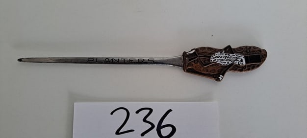 early Mr. Peanut letter opener