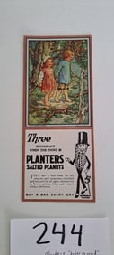 Planters Peanut "Babes in Wood" ink blotter