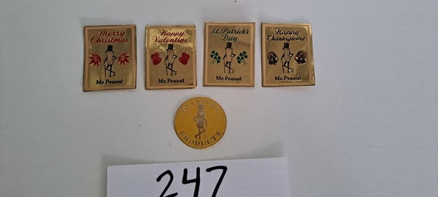 (5) Planters Peanut foil labels