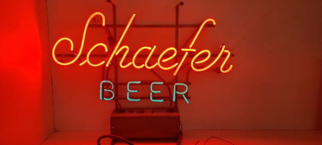 Schaefer Beer neon sign