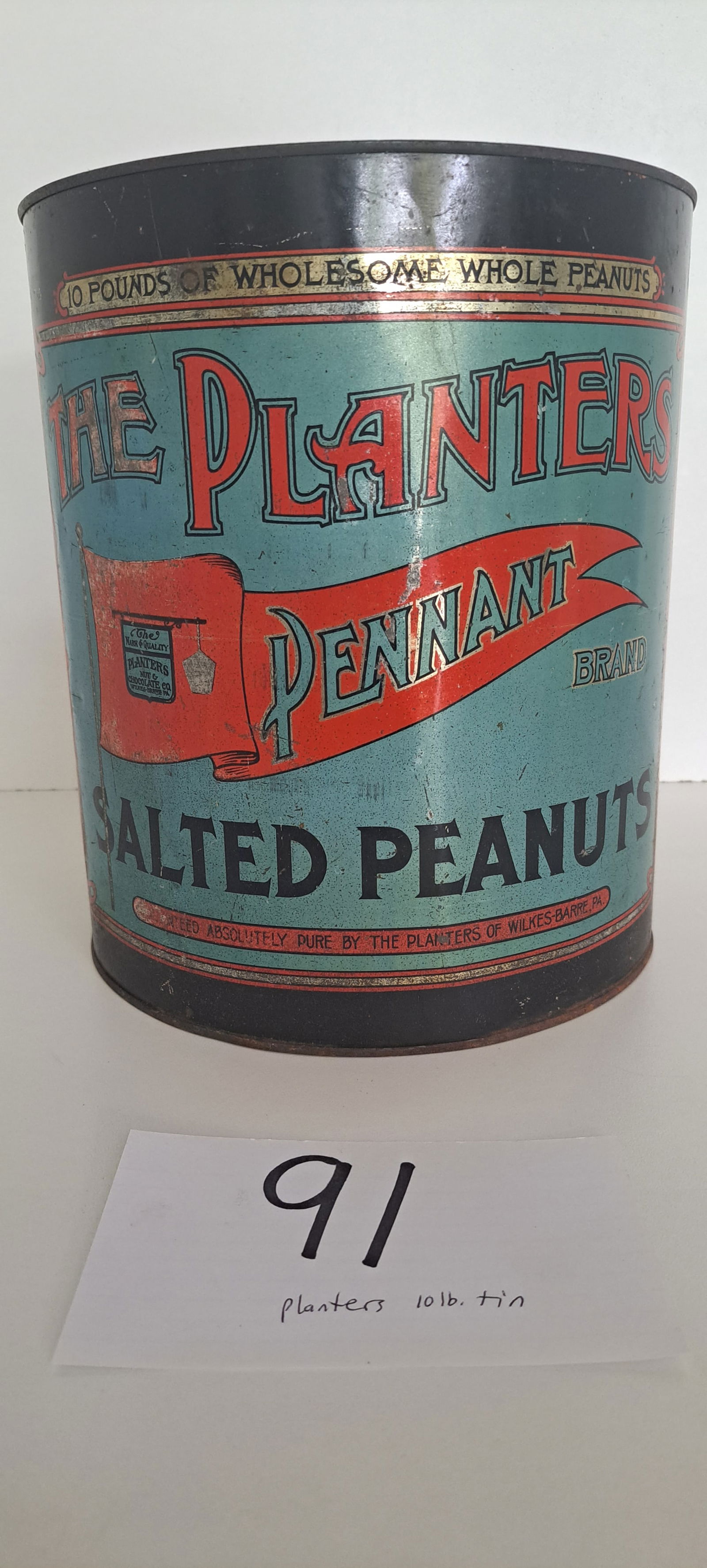 Planters Peanut 10 lb. tin (1 of 4)