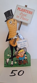 Mr. Peanut cardboard display