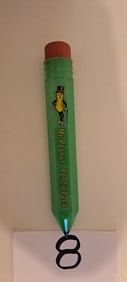 Mr Peanut green plastic pencil case