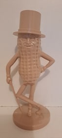 Mr. Peanut mauve colored bank