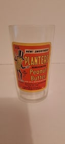 early Planters peanut butter glass