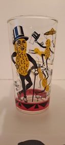 Mr. Peanut circus glass
