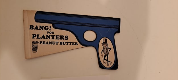 Planters Peanut cardboard pop gun