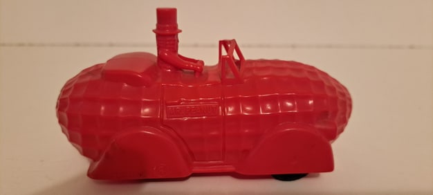 red Mr. Peanut friction car
