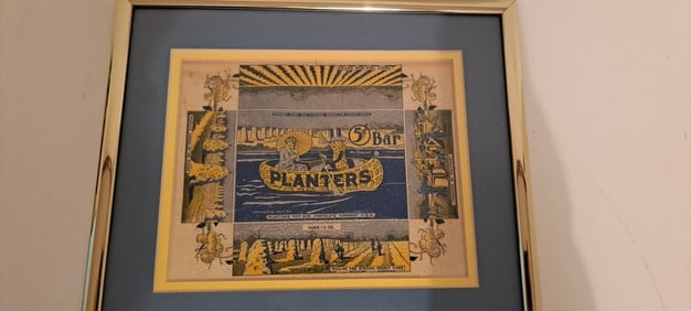 RARE Planters Peanut candy bar wrapper