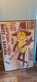 large Mr. Peanut sign