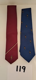 (2) Mr. Peanut neck ties