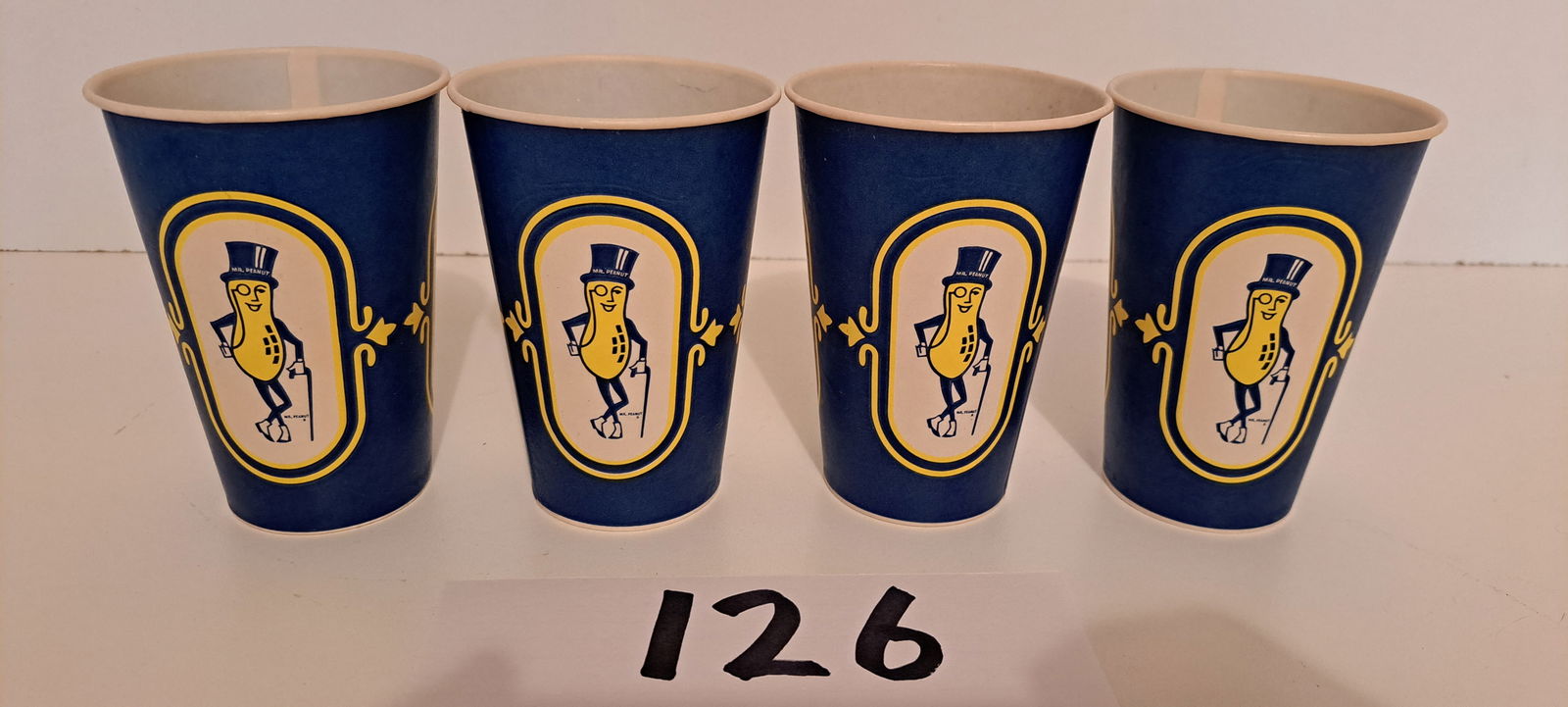 (4) Mr. Peanut Dixie cups (1 of 1)