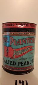 Planters Peanuts 10lb. pennant brand tin