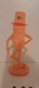 Mr. Peanut peach/pink plastic bank