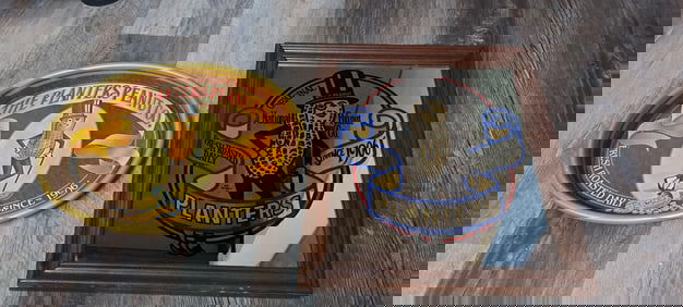 Mr. Peanut mirror and tray