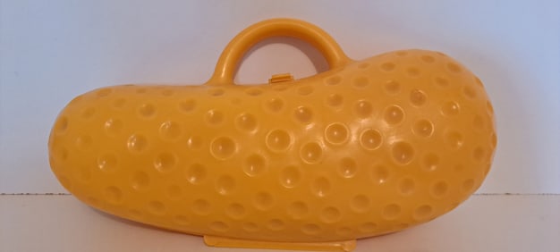 plastic peanut shaped container