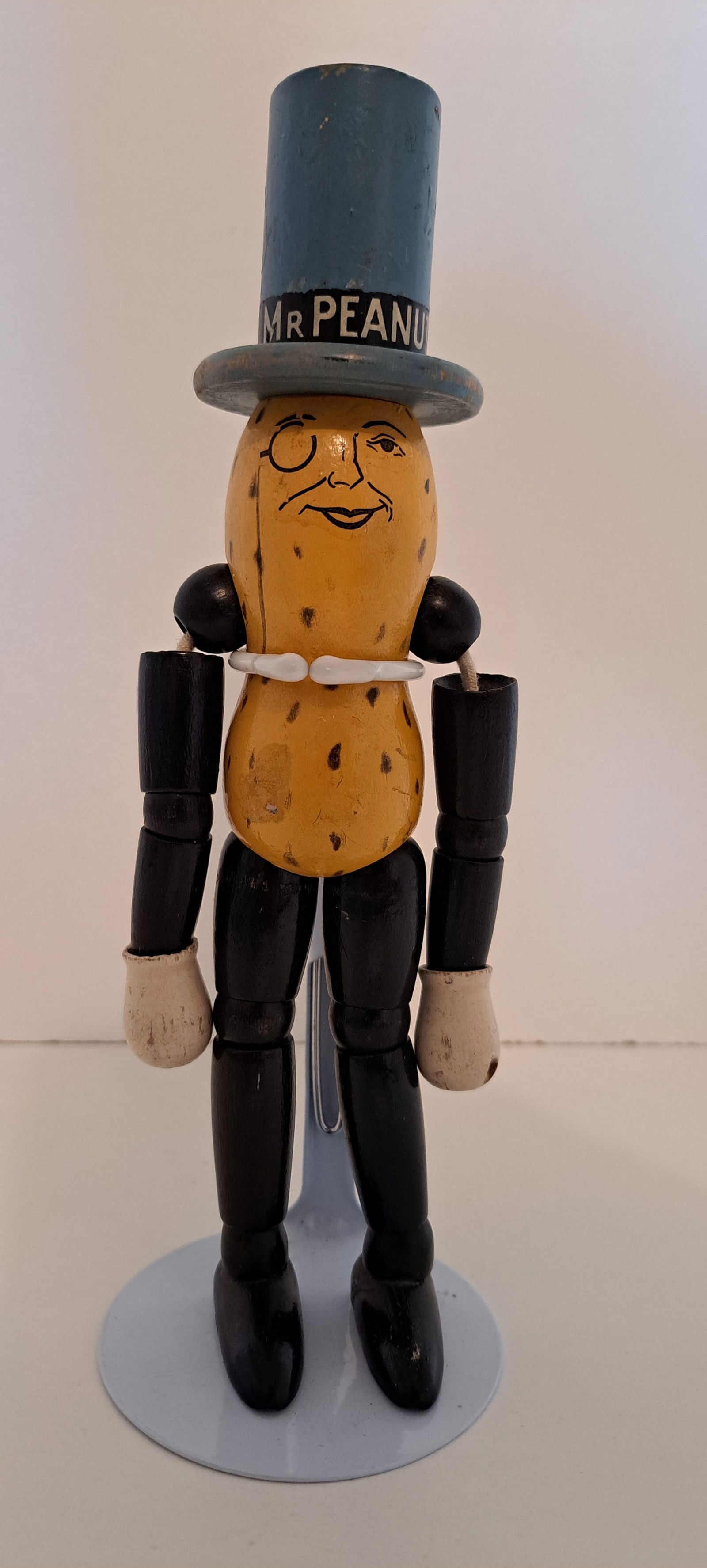 Mr. Peanut wood jointed doll (1 of 4)