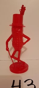 plastic Mr. Peanut figural stirrer holder