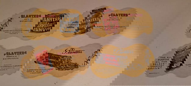 (4) Planters Peanut ink blotters