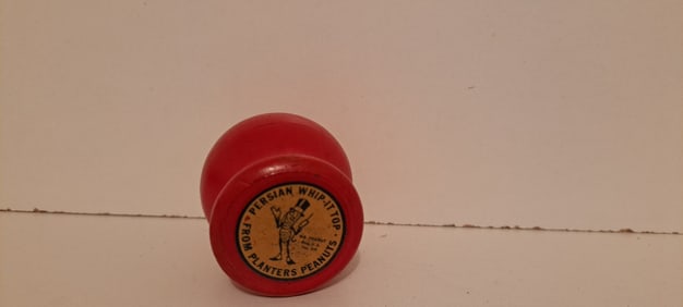red Planters Peanut whip- it top