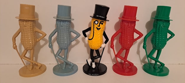 (5) Mr. Peanut plastic banks