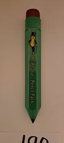 green Mr. Peanut pencil case
