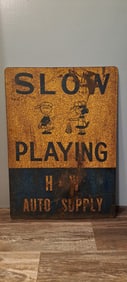 Slow Playing sign