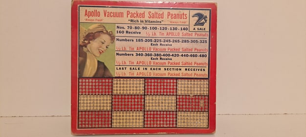 Apollo 2 cent punch board
