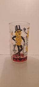 Mr. Peanut circus glass