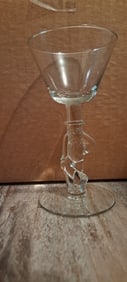 Mr. Peanut cocktail glass