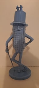 Mr. Peanut blue stirrer holder