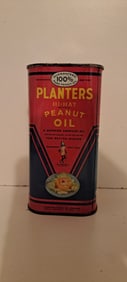 Planters Peanut oil tin