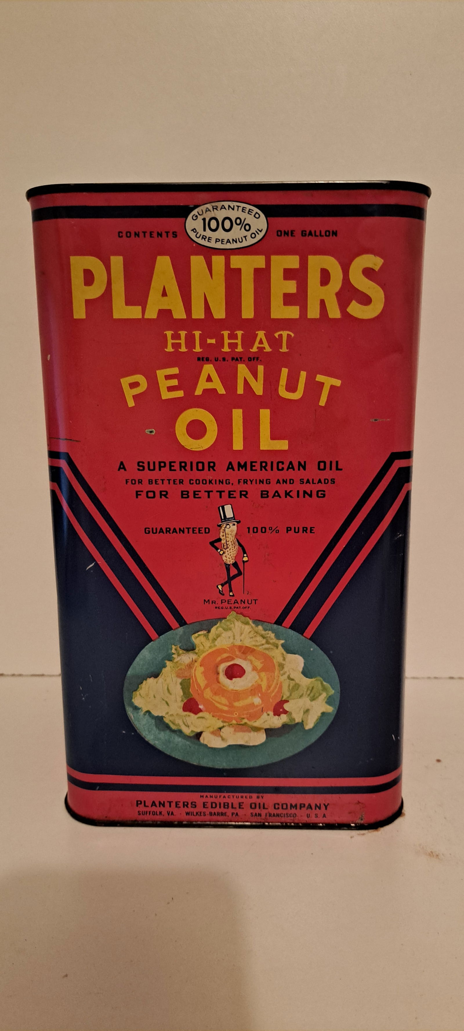 Planters Peanut Hi-Hat oil tin (1 of 6)