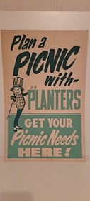 Planters Peanut cardboard sign
