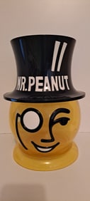 plastic Mr. Peanut counter top bowl