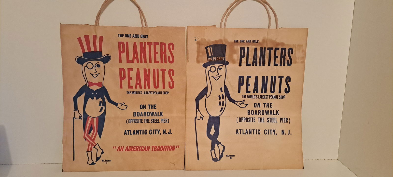 (2) Planters Peanut shopping bags (1 of 2)